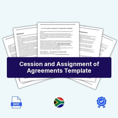 cession and assignment of lease agreement